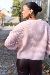 Lili roze wolmix vest