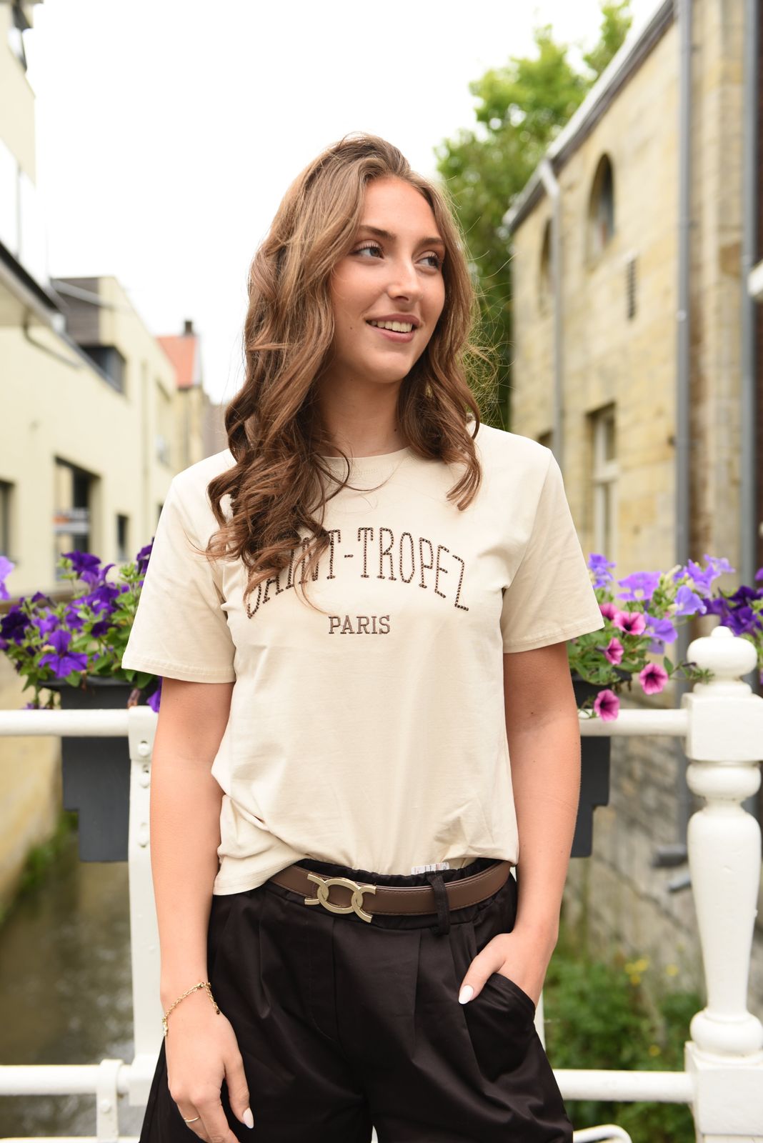 Saint Tropez T-Shirt in 2 kleuren Katoen