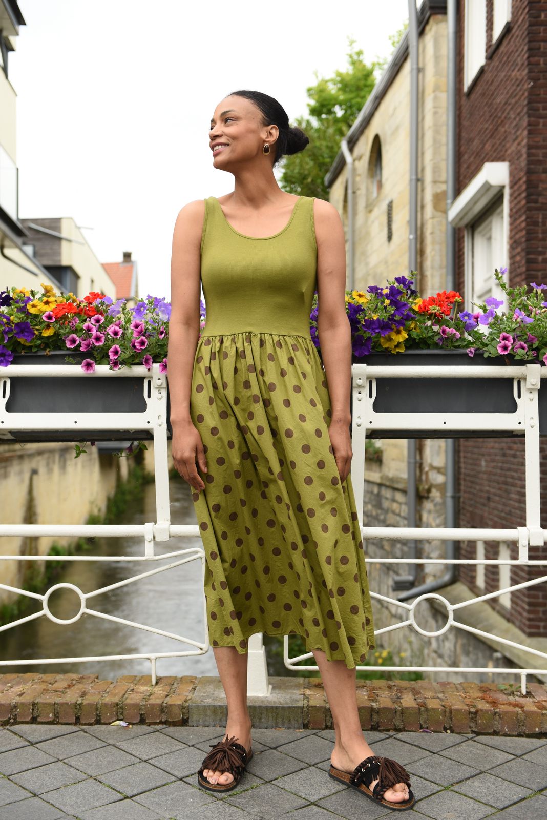 Toulouse Dots Jurk in 3 kleuren 100% Katoen