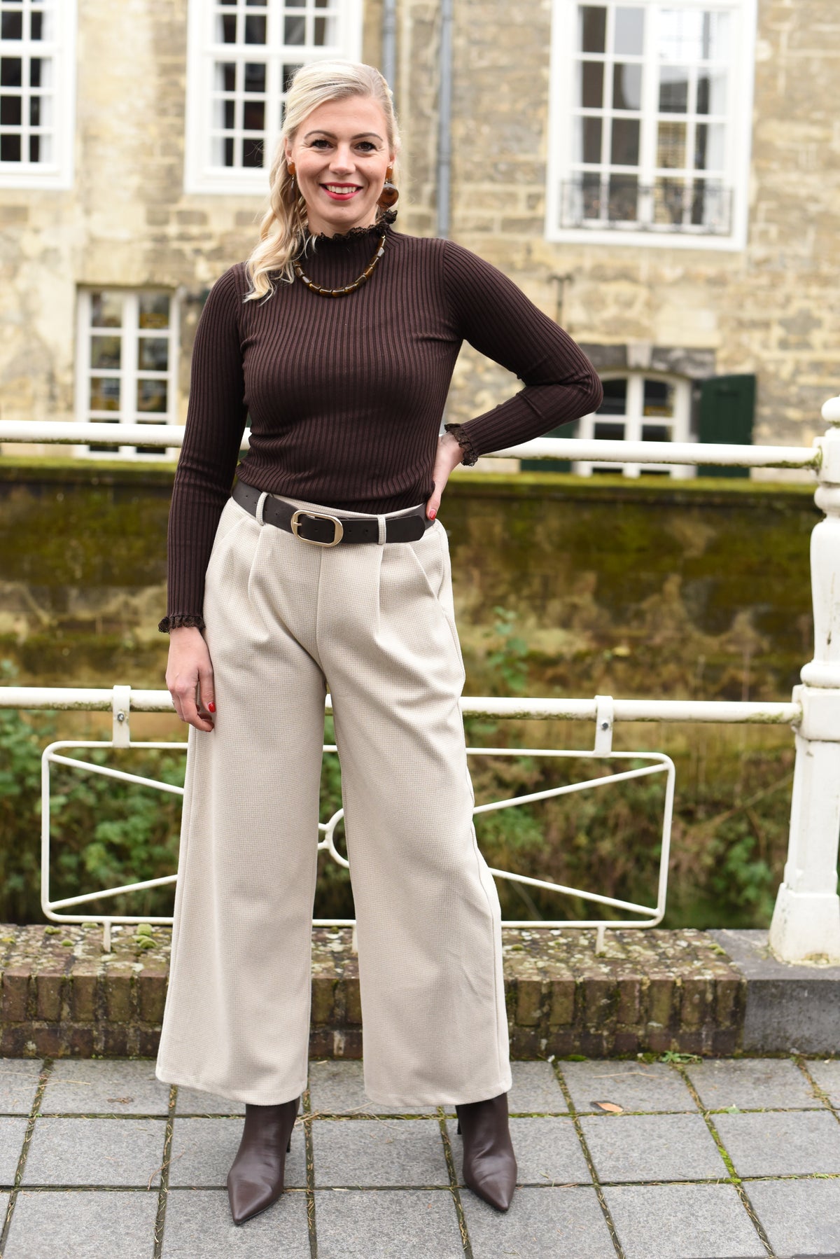 Ruffle top in 2 kleuren