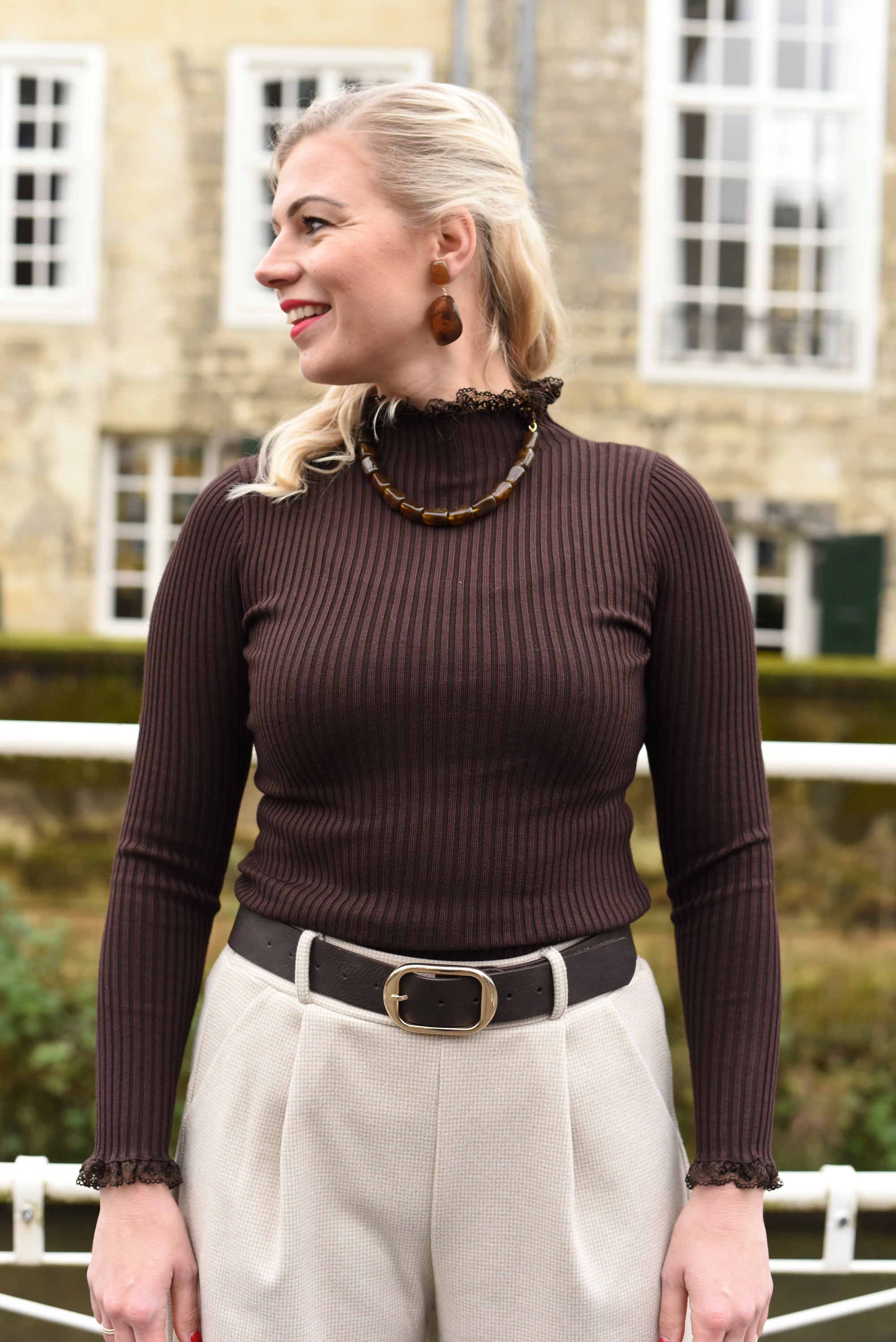 Ruffle top in 2 kleuren