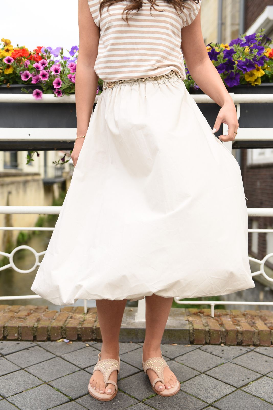 Balloon Rok in 2 kleuren 100% Katoen