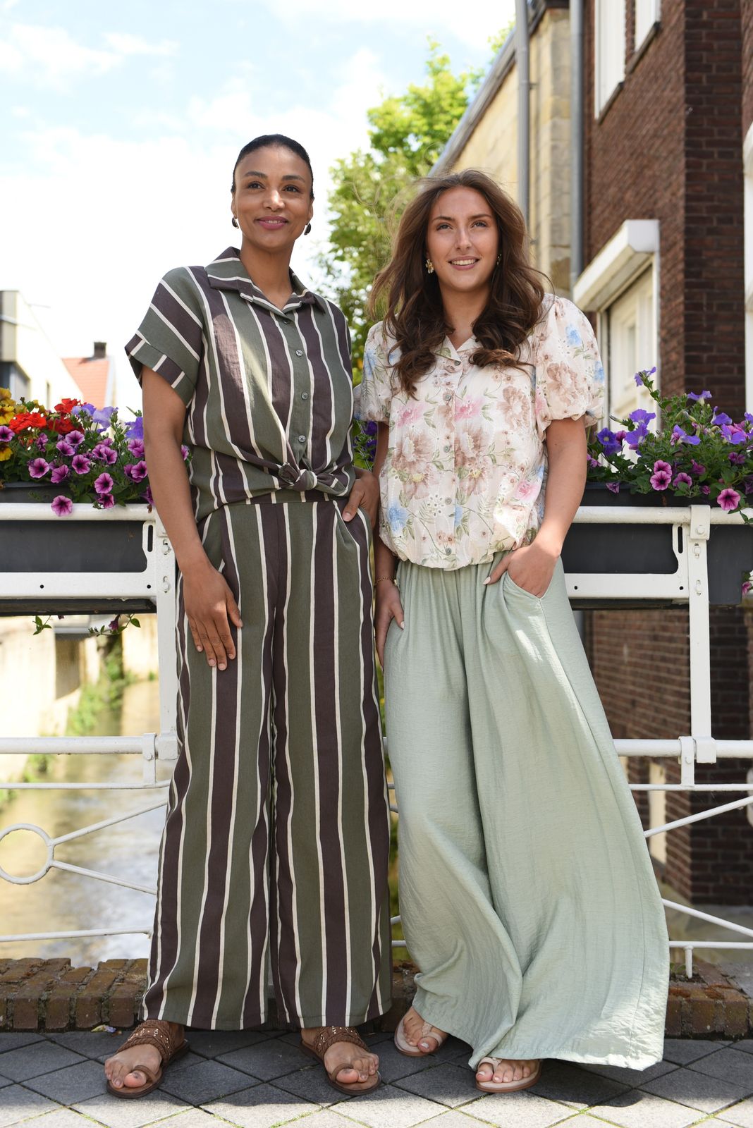 Montana Blouse in 2 kleuren Katoen
