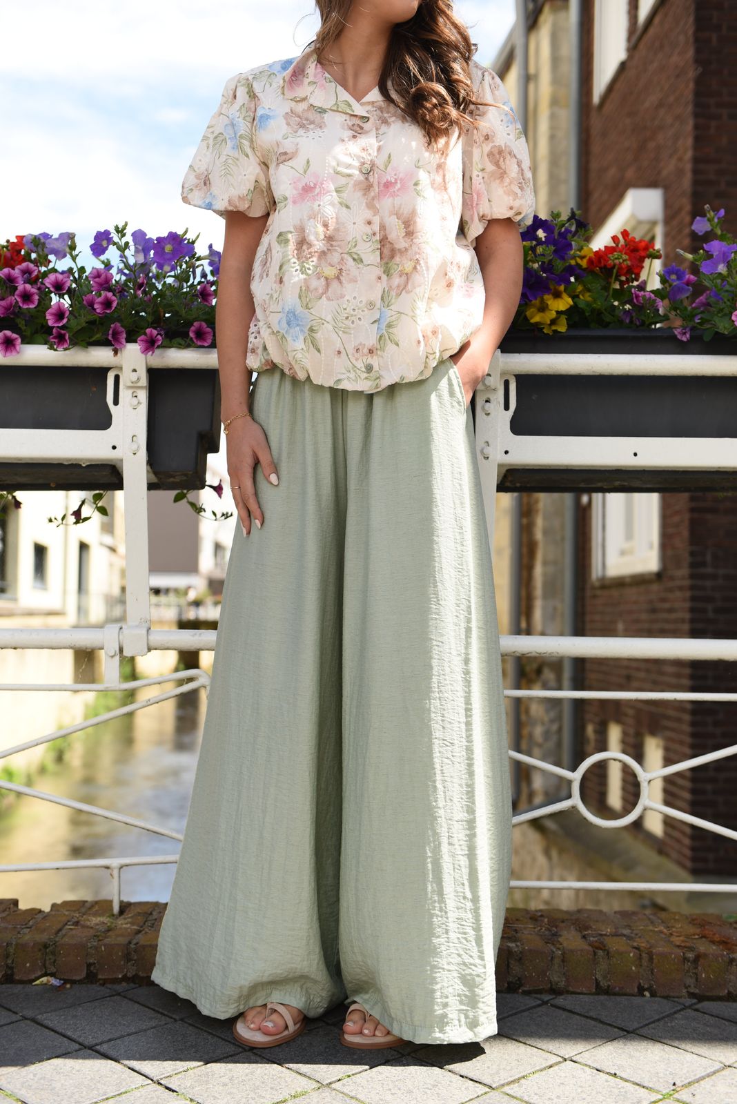 Dolly Broek in 4 kleuren Linnen/Viscose