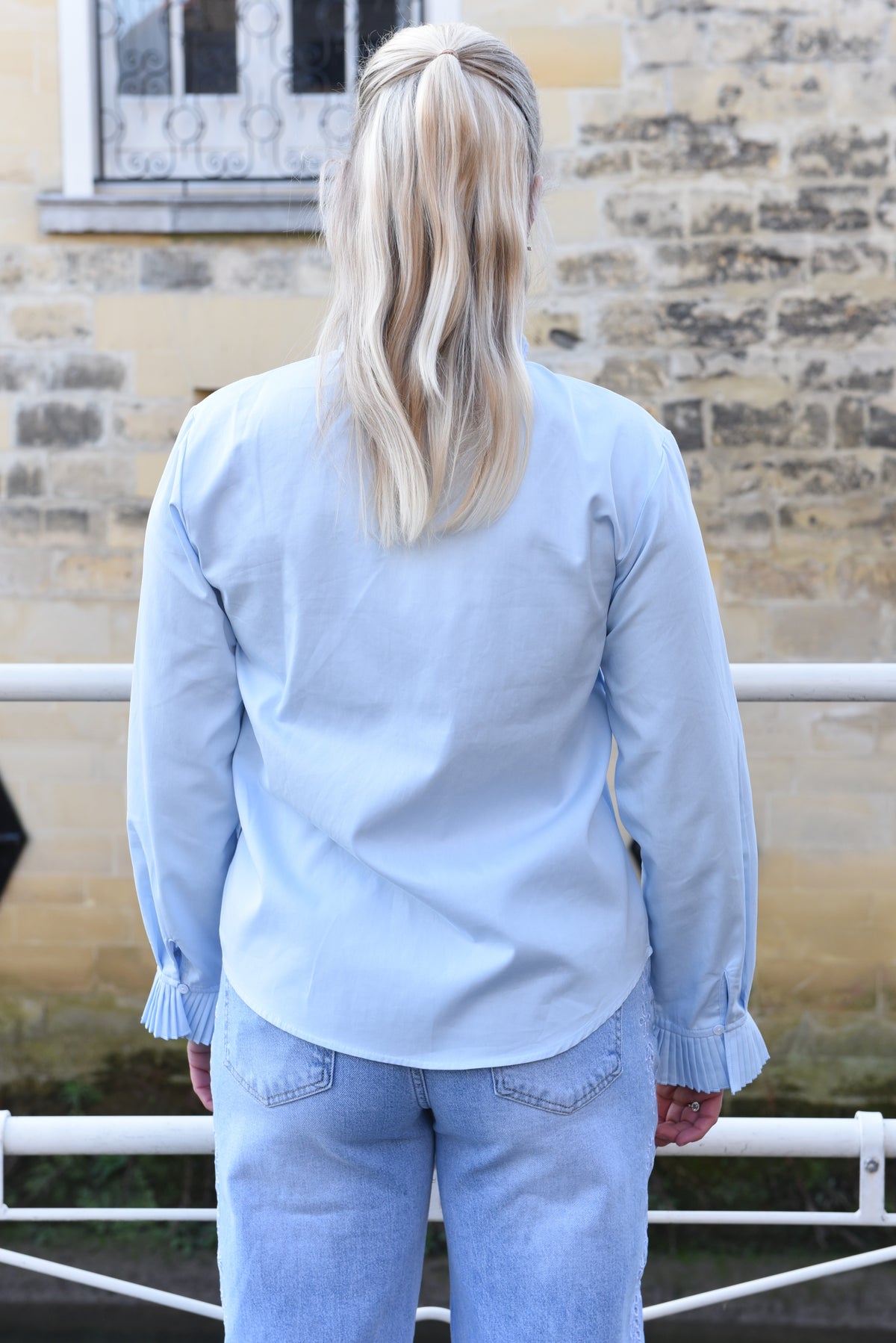 Velo Blouse Poederblauw