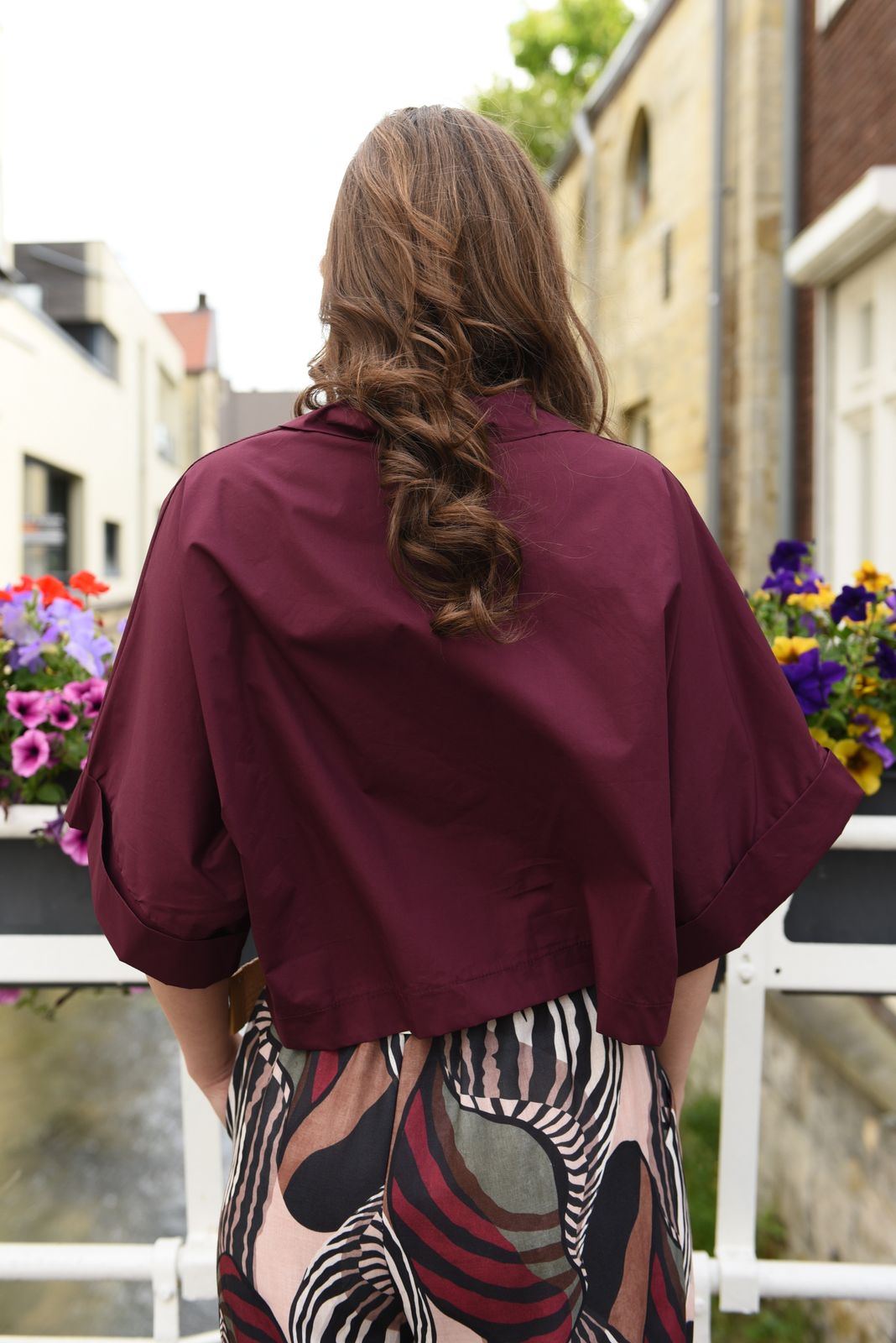 Saar Blouse met korte mouwen in 8 kleuren 100% Katoen