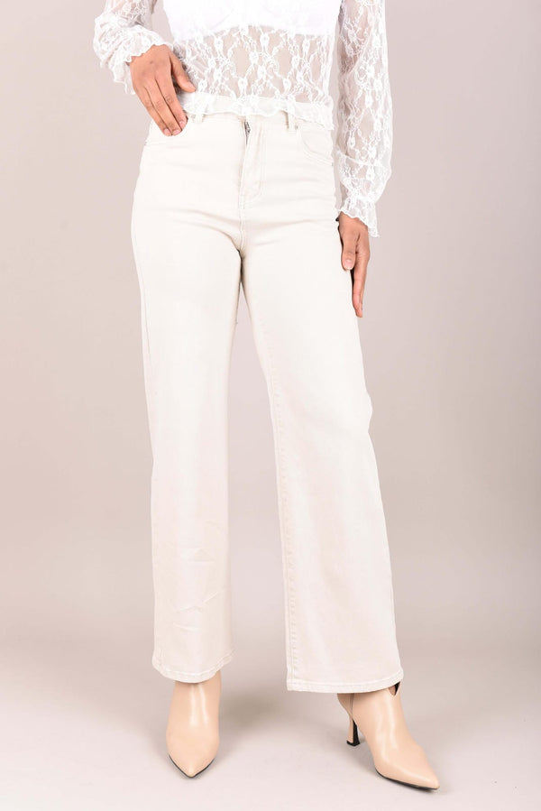 Beige Jeans