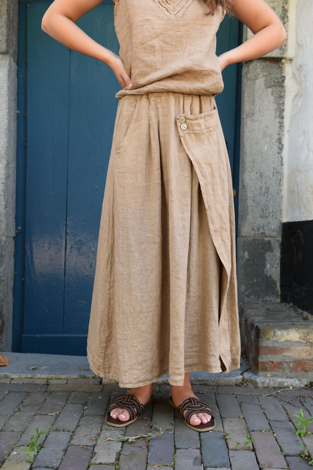 Alma Rok in 2 kleuren 100% Linnen
