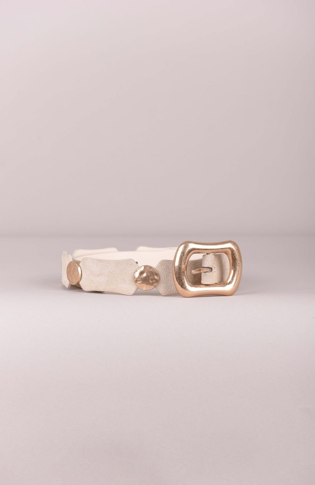 Beige Ceintuur met gouden details