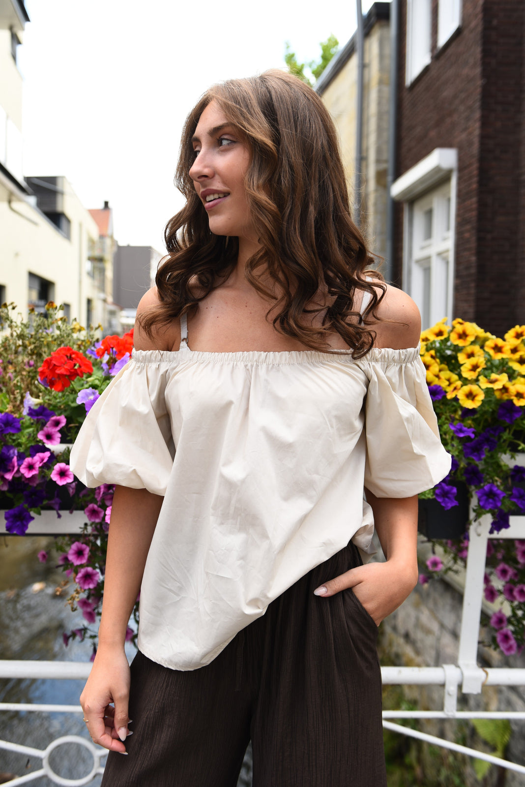 Marbella Top in 4  kleuren 100% Katoen