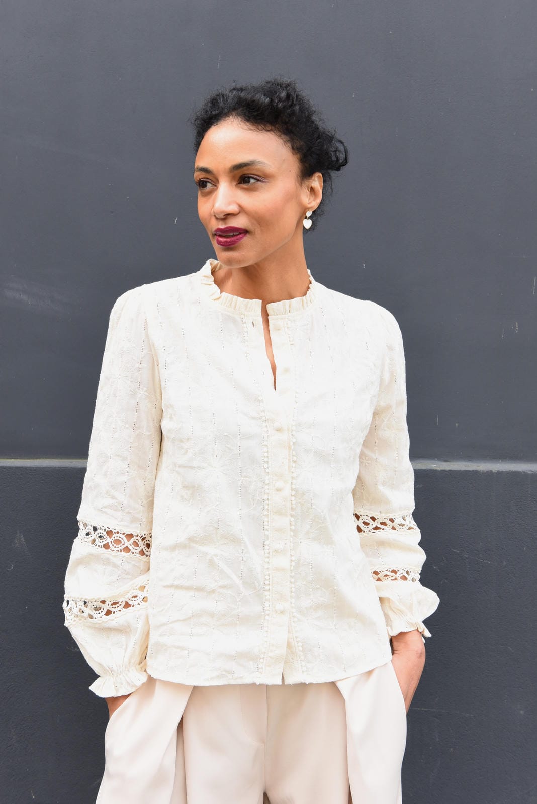 Minze Blouse 100% Katoen