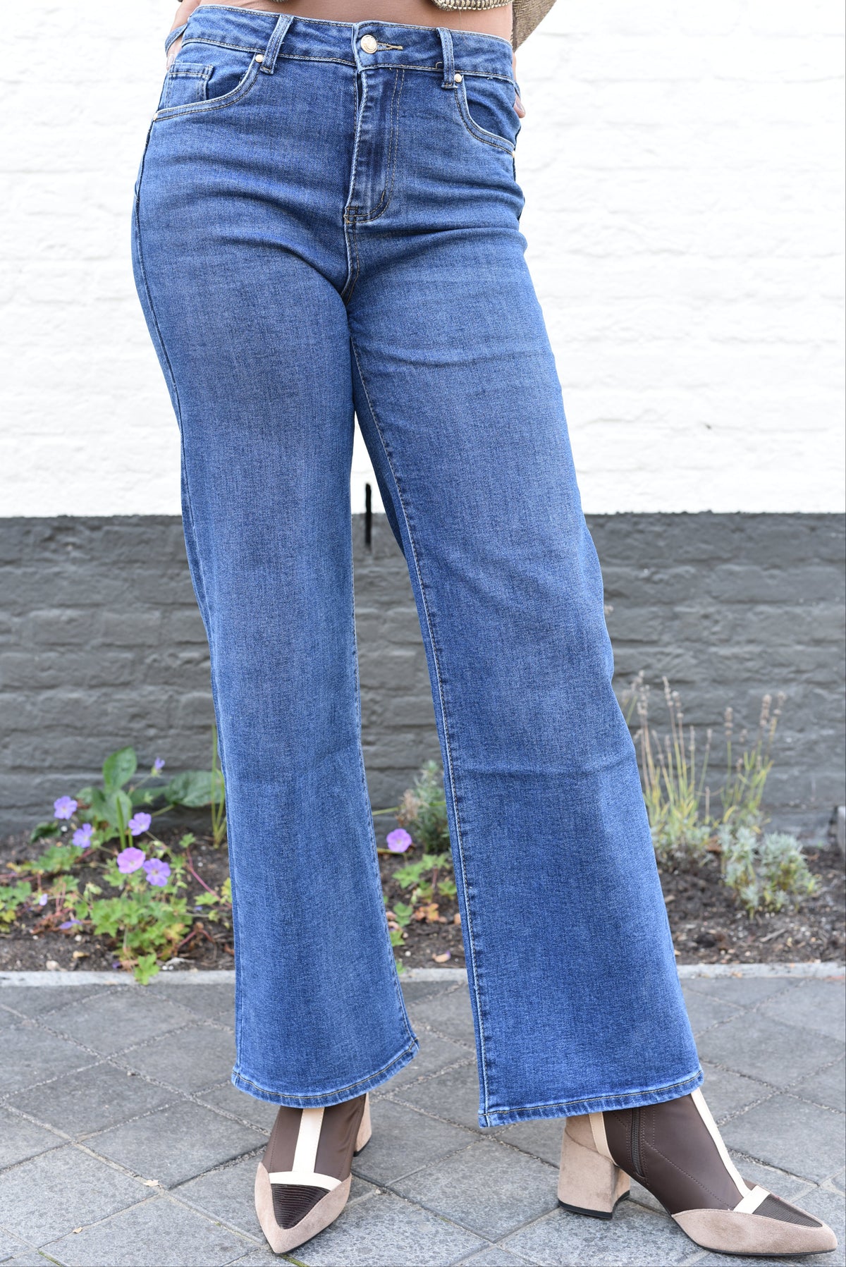 Blue jeans voorzijde