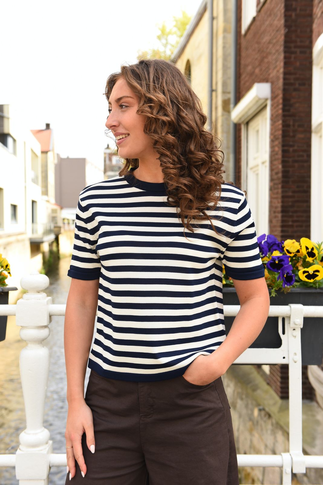 Cocoa Stripe Shirt in 3 kleuren