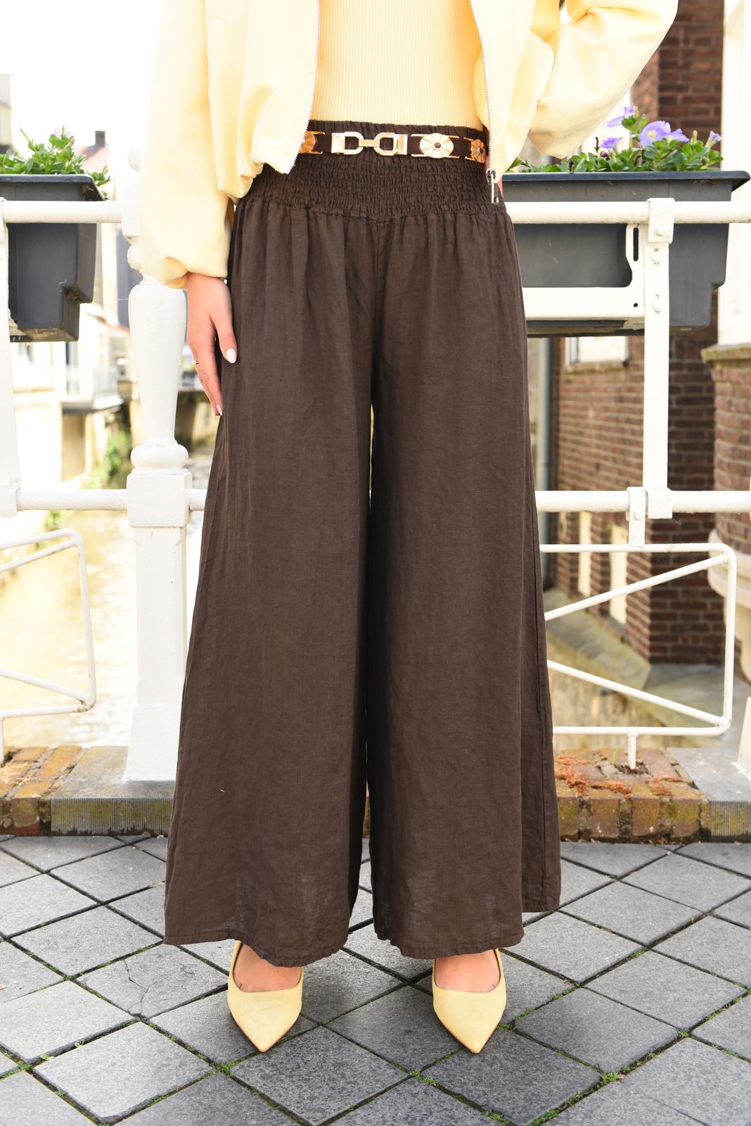 Holiday Mood Broek 100% linnen