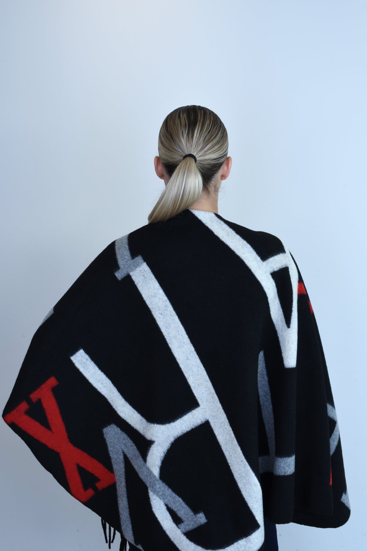 Coral poncho in 2 kleuren