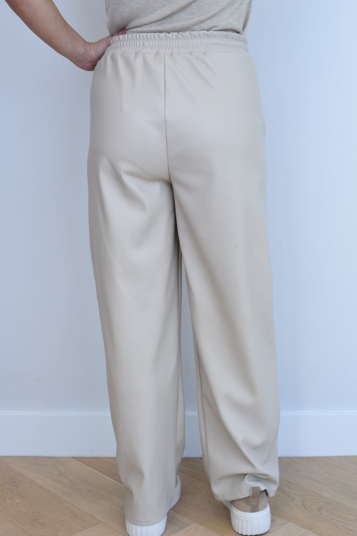 Bente lederlook broek in 3 kleuren