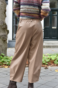 Bonida lederlook broek in 2 kleuren