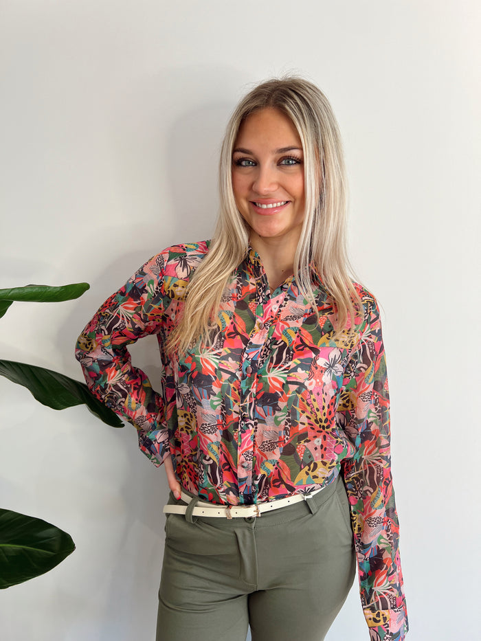 Blouse fleur