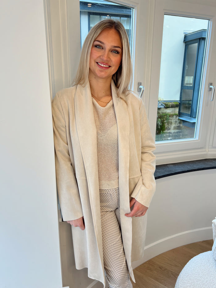 Taupe coat