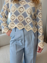Blue haze pantalon