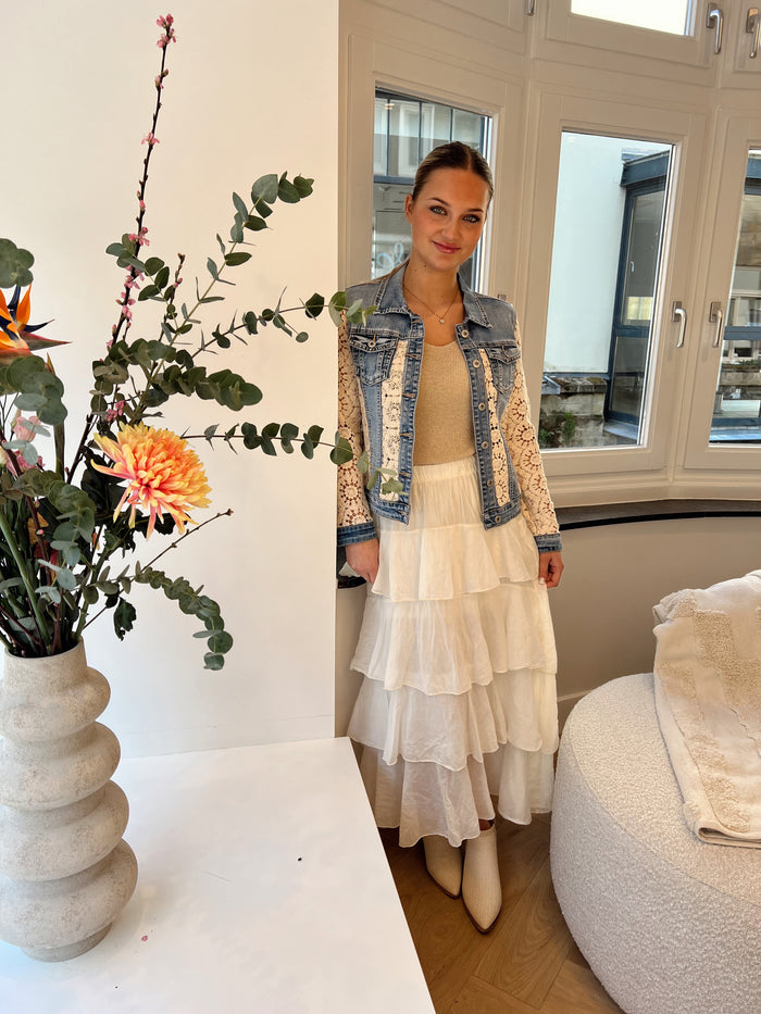 Pearl flow skirt