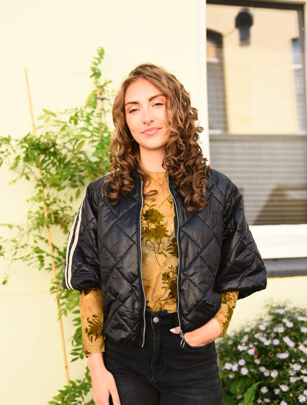Renata Puffer Jacket 2/3 Sleeve