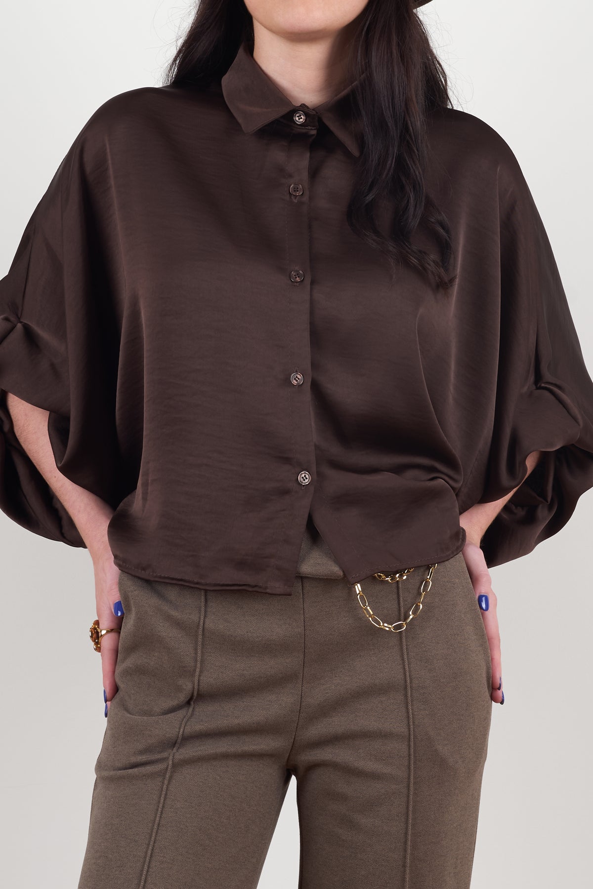 Marcia Satin Blouse