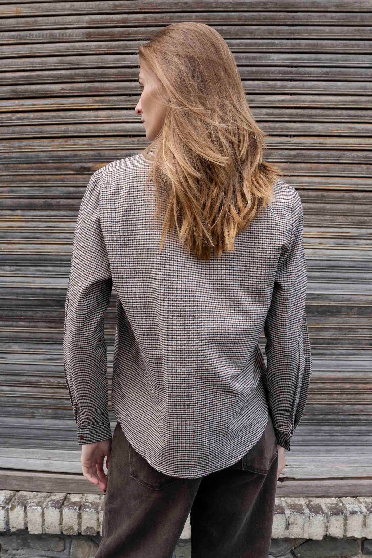 Vespera Checked Blouse