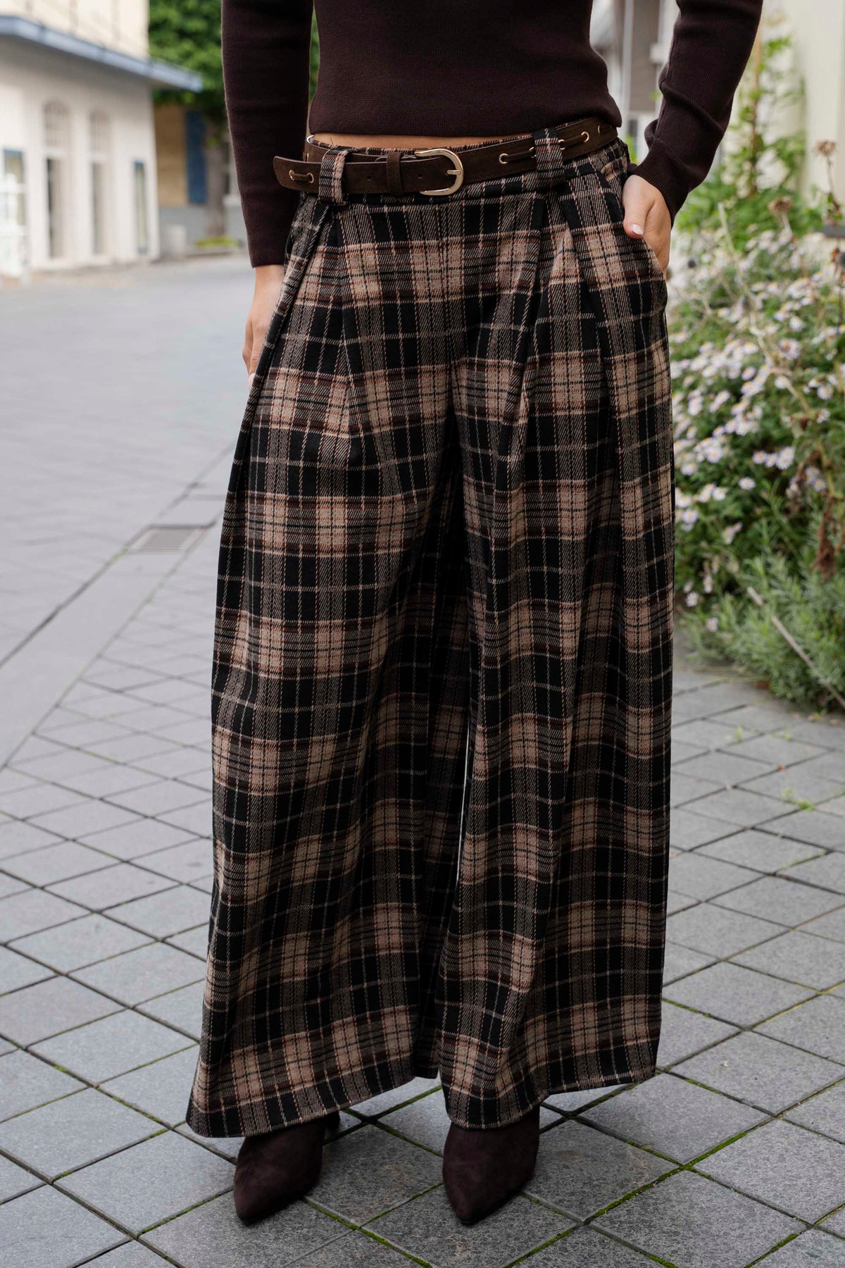 Iria Check Broek