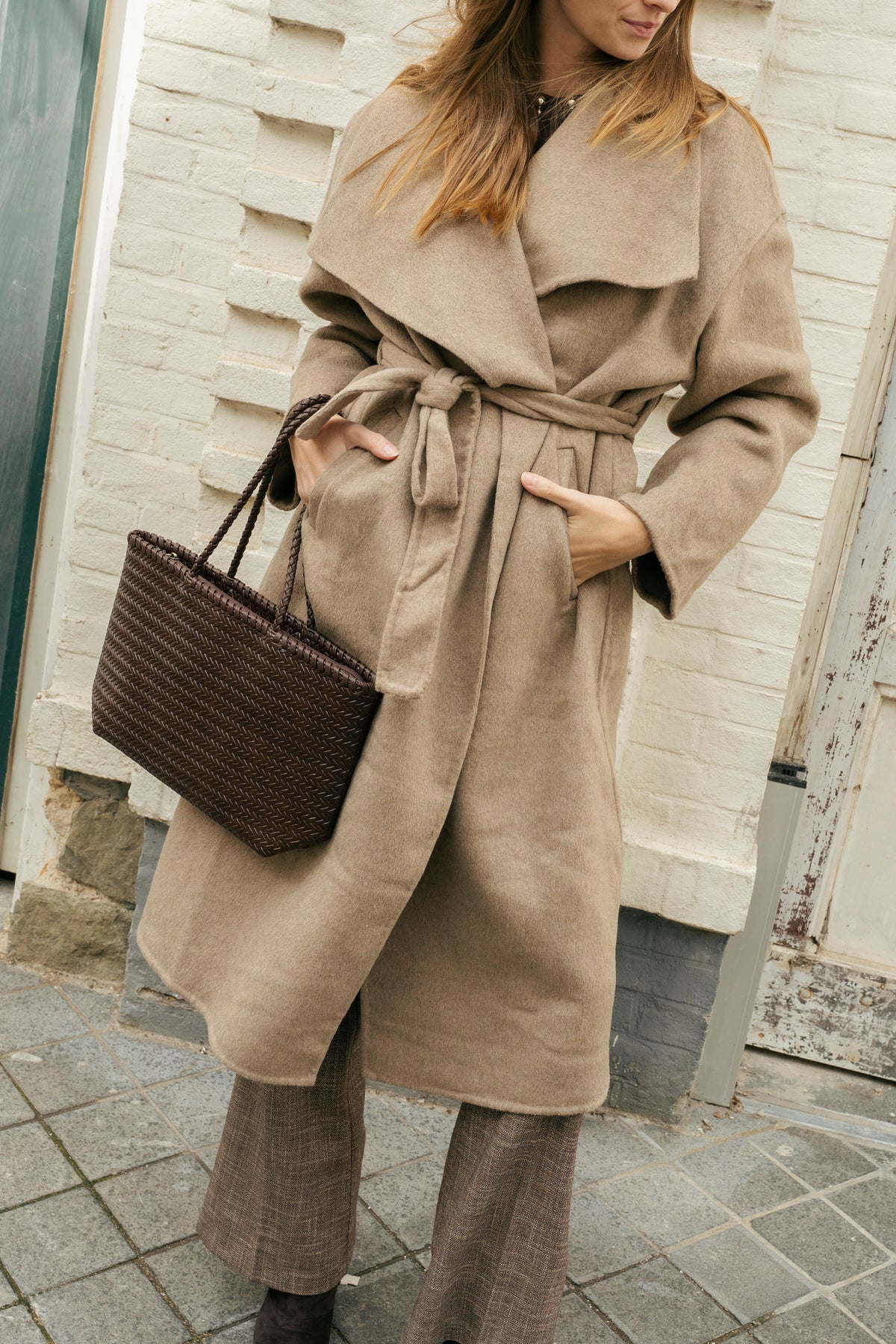 Teresa Wool Wrap Coat