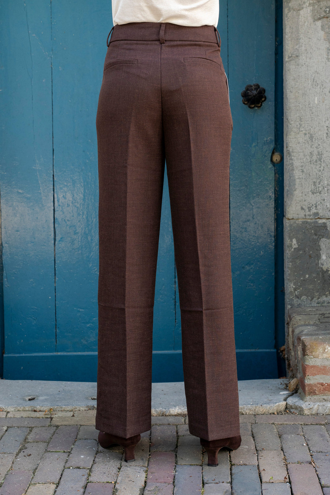 Mocha Stripe broek