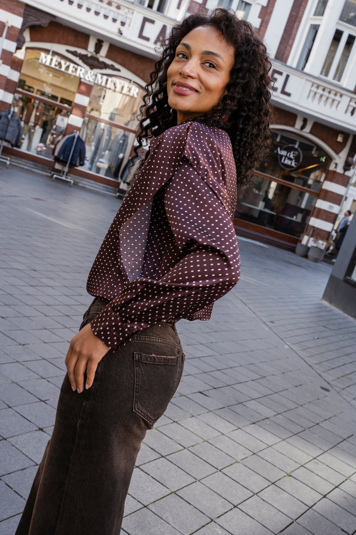 Victoria Dots Blouse