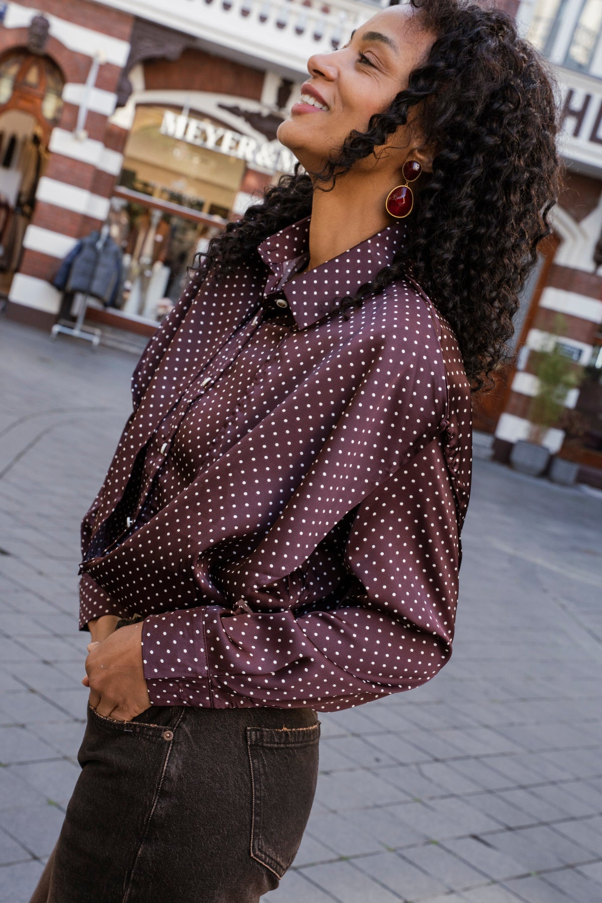 Victoria Dots Blouse