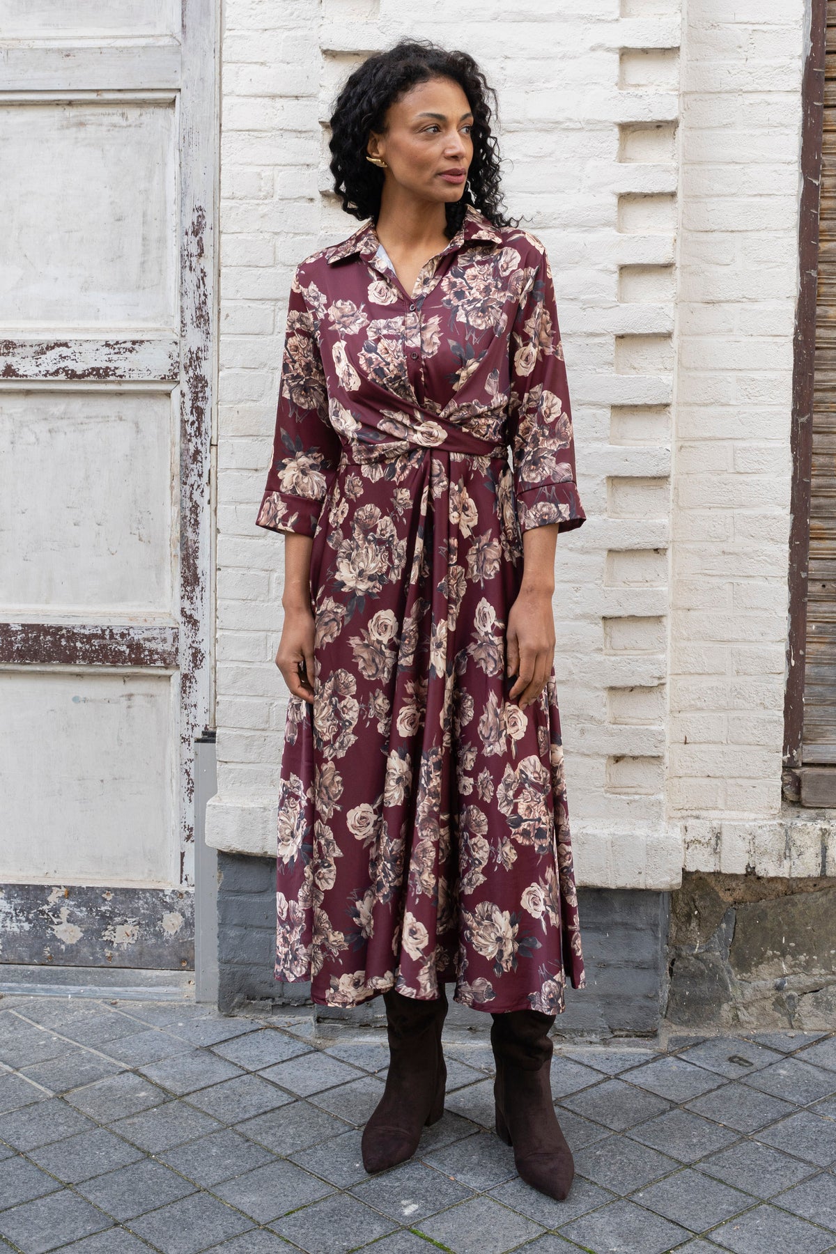 Sira Flower Jurk