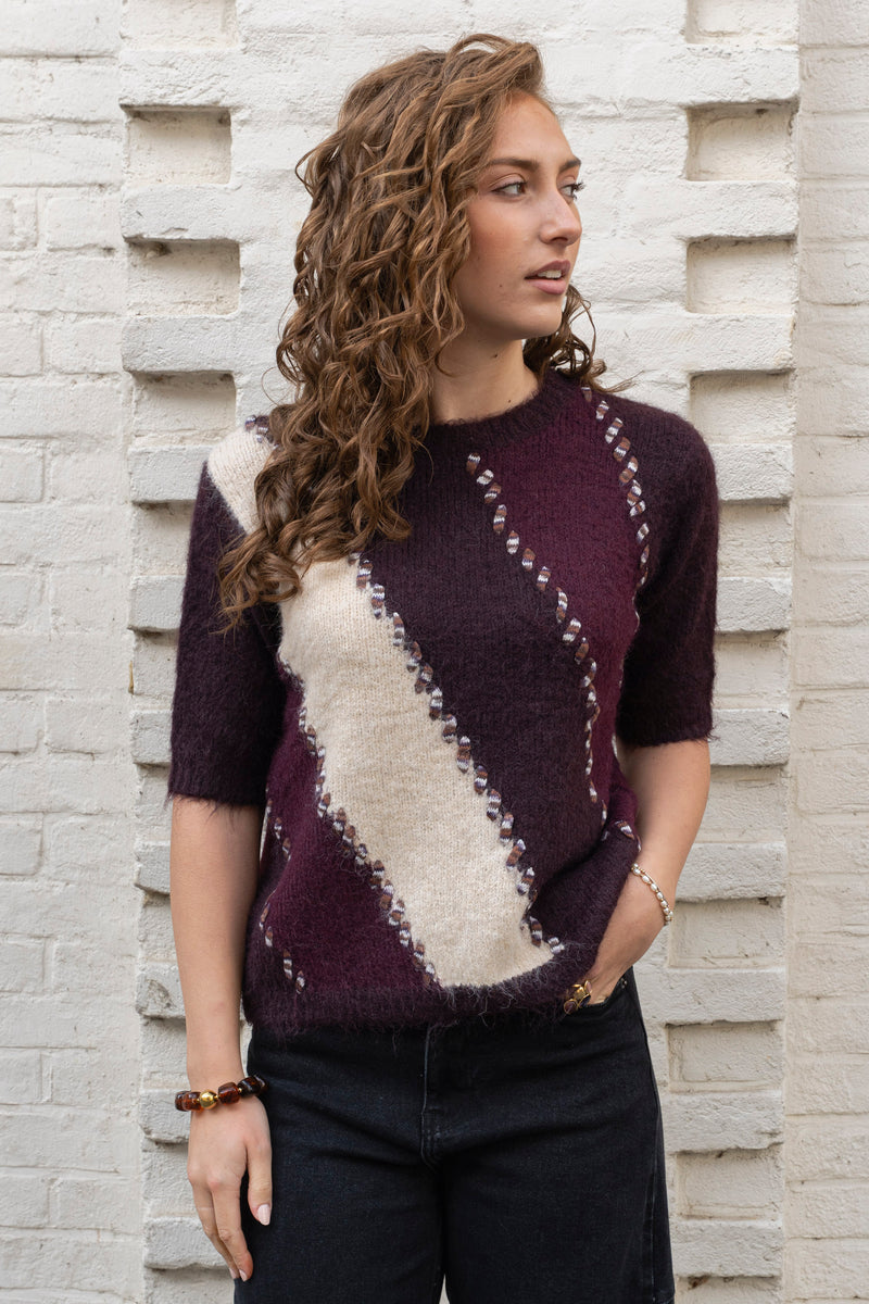 Dunya Knit Trui in 3 kleuren