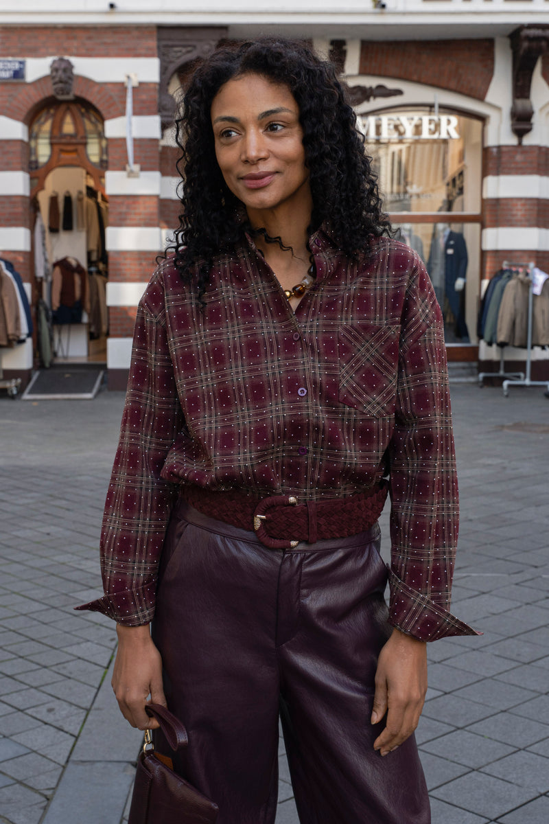 Mira Check Blouse in 3 kleuren