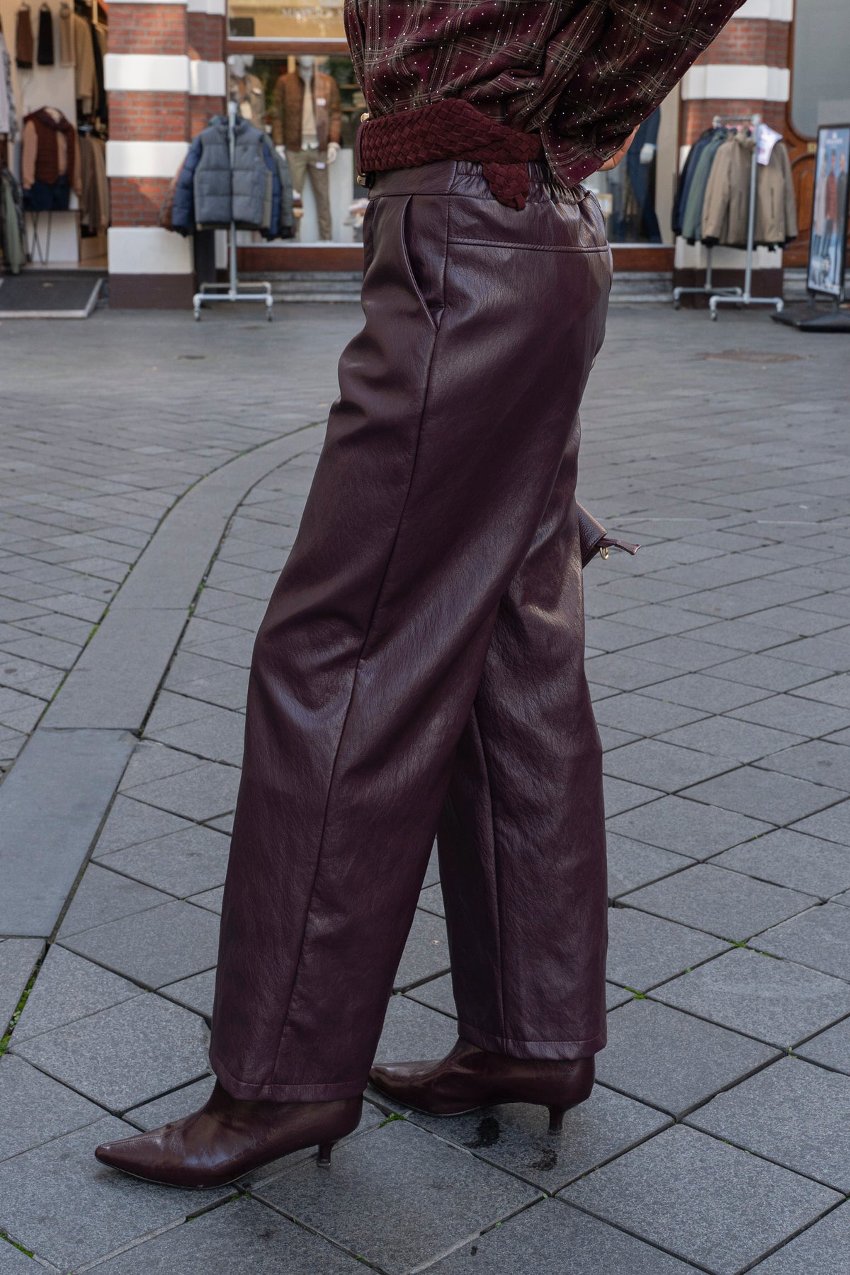 Zora Leather Broek in 2 kleuren