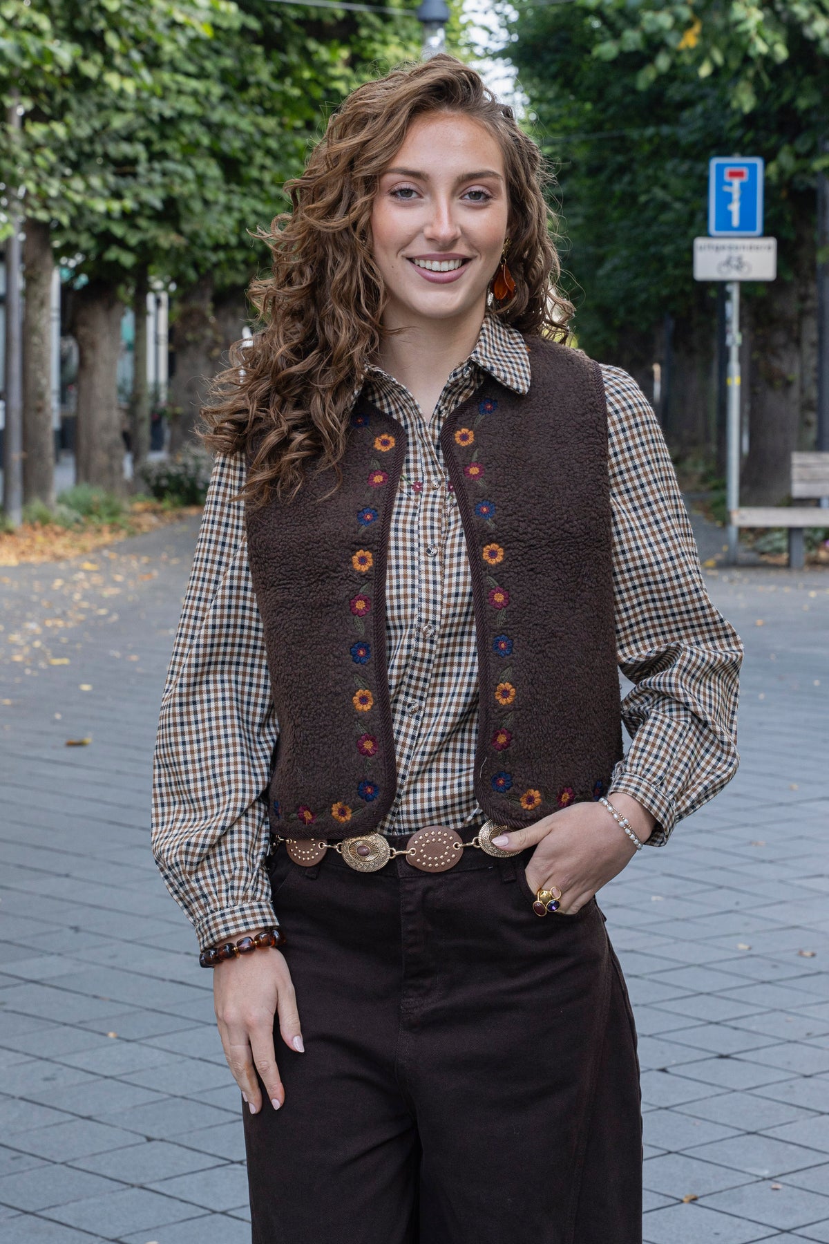 Catarina Flower Gilet