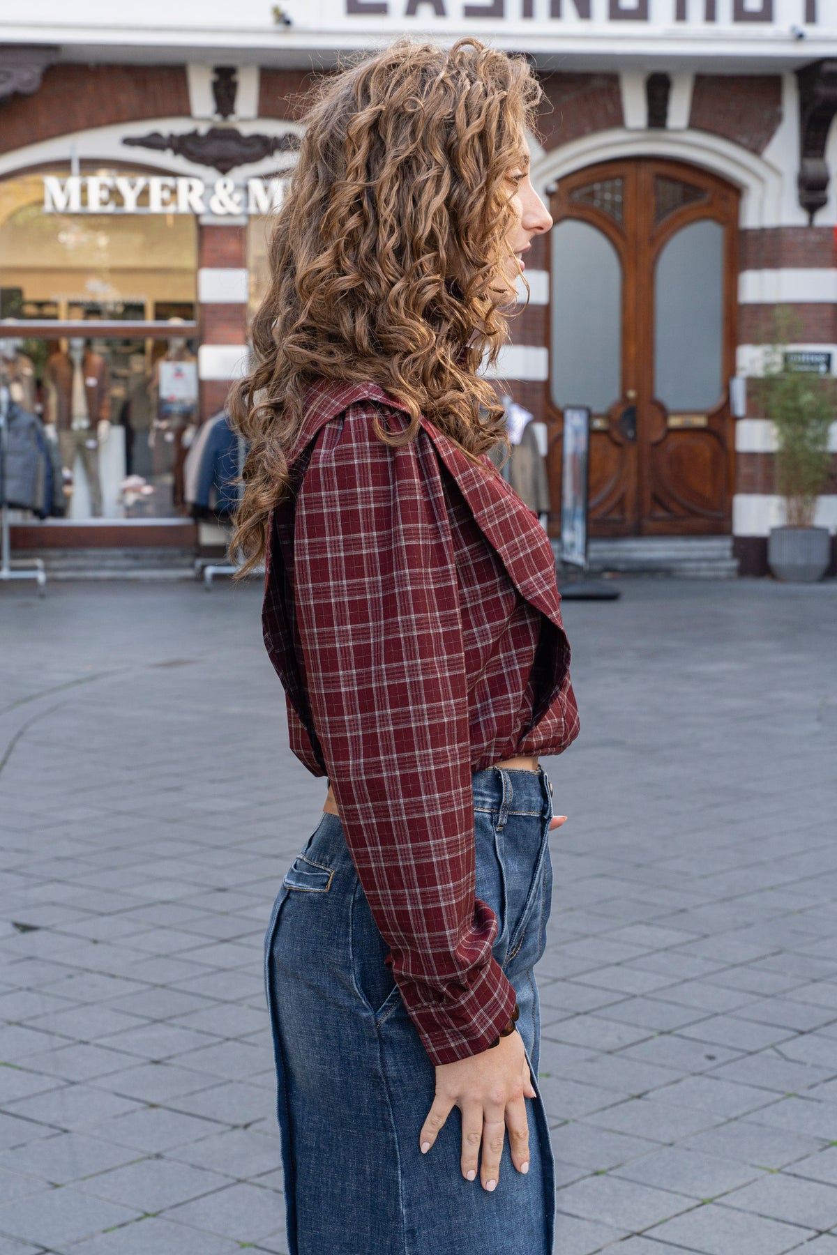 Leonie Check Blouse