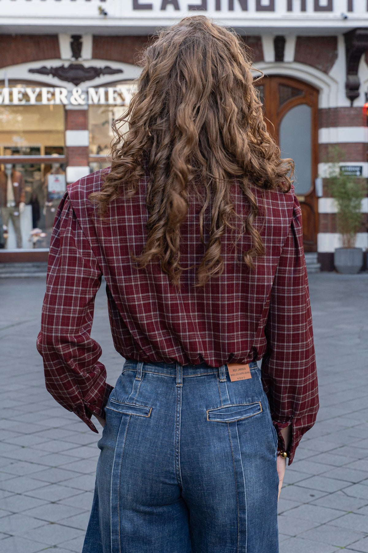Leonie Check Blouse